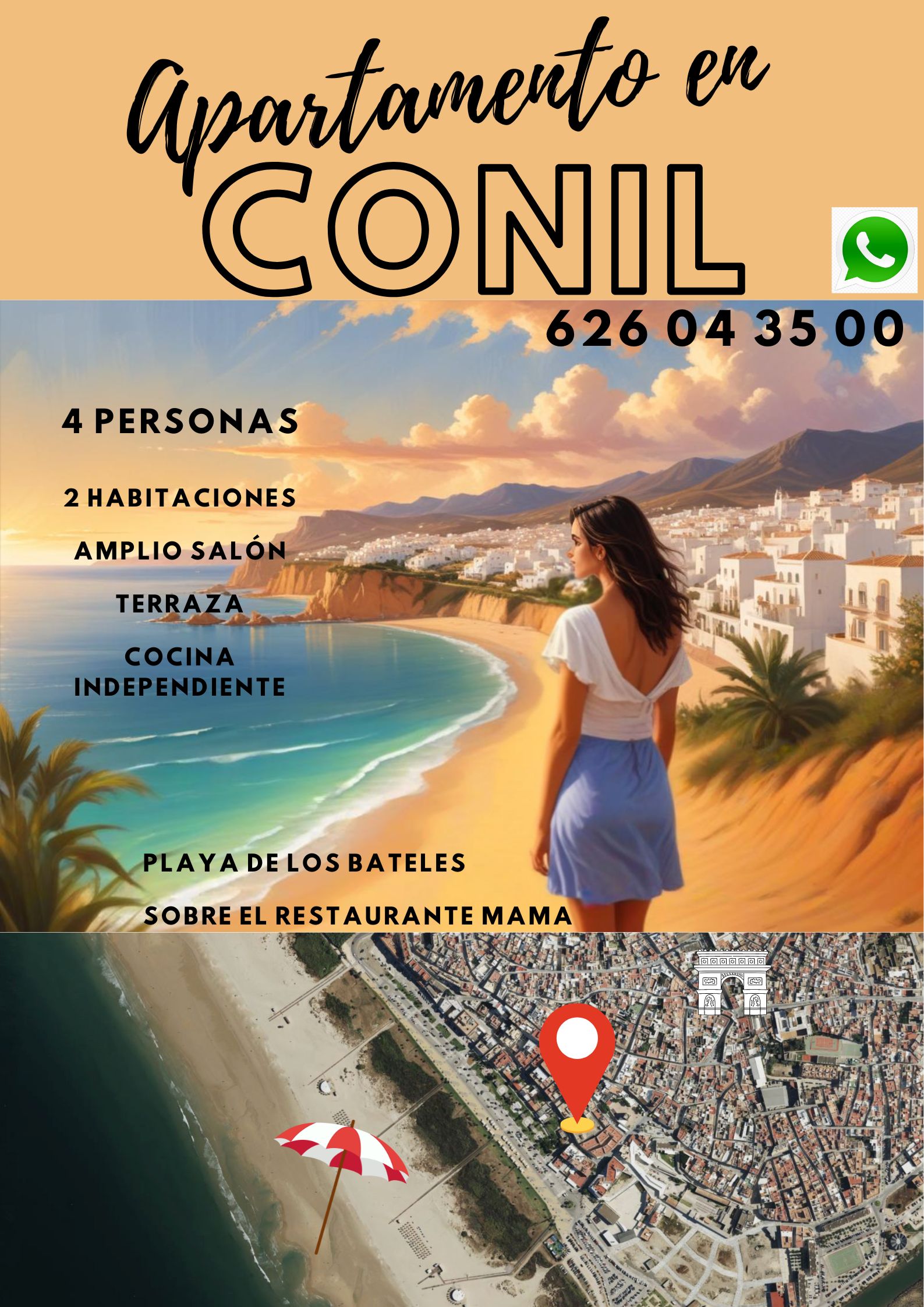 Anuncio de apartamento en Conil